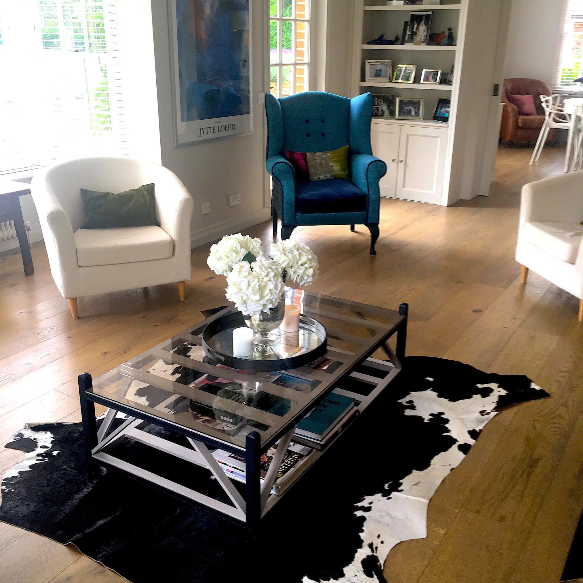 zulucow, nguni, cowhide rug, cowhides, skins, sustainable interiors, interiors ideas, living room style, hides, easy to clean rugs, spring interiors