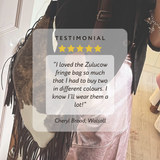 Cowhide Fringe Bag