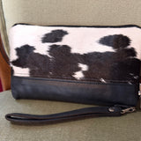 Cowhide Travel Wallet/Clutch