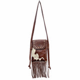 Cowhide Mini Bag with Fringe