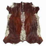 Brown and White Cowhide Rugs