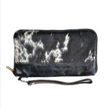 Cowhide Travel Wallet/Clutch