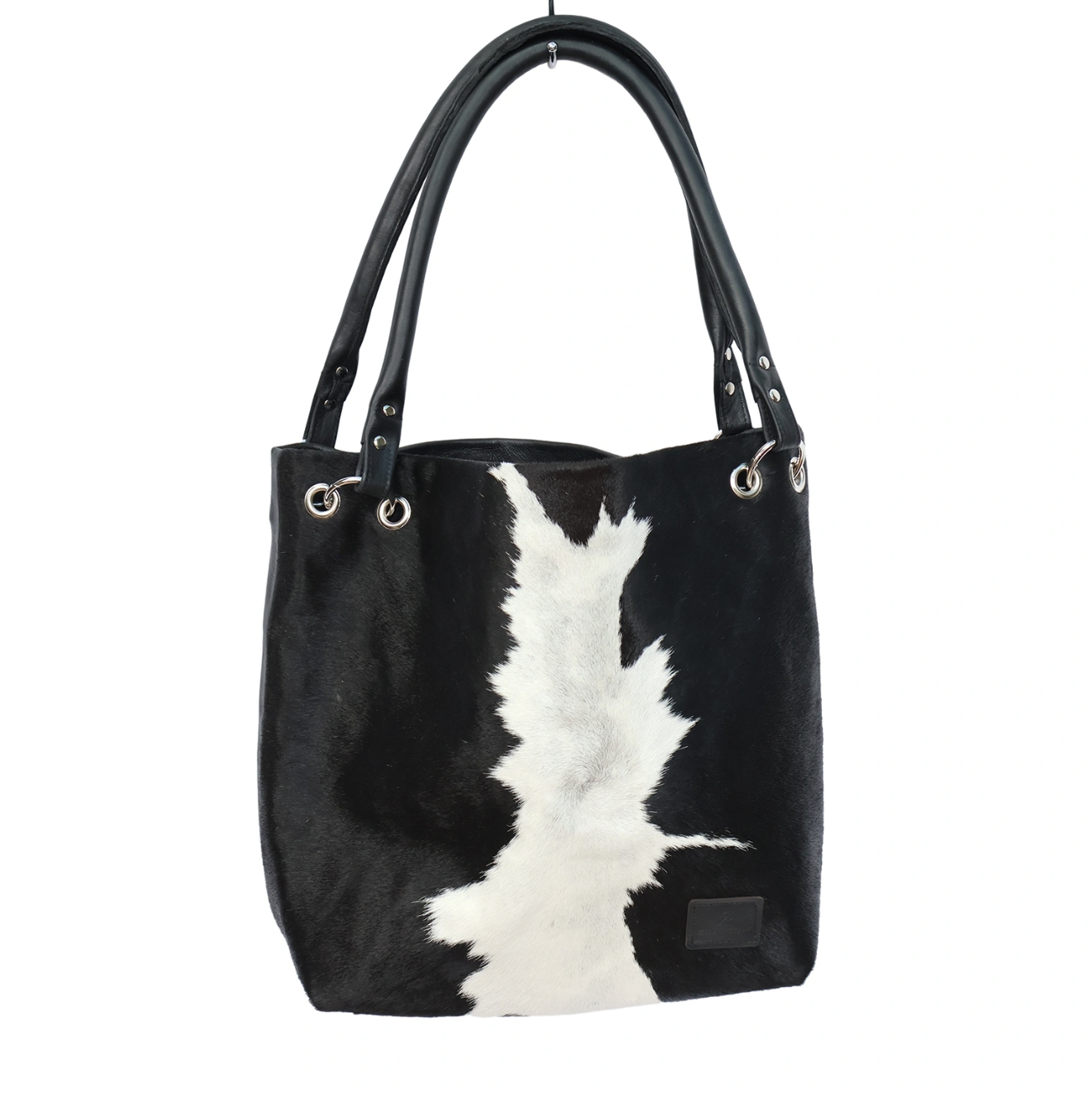 Cowhide Slouch Shoulder Bag