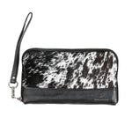 cowhide purse, wallet, travel wallet, clutch, leather purse, cowhide clutch, sustainable fashion, slow fashion, sustainable, handmade purse, artisan-made, ethically made, christmas gifts for her