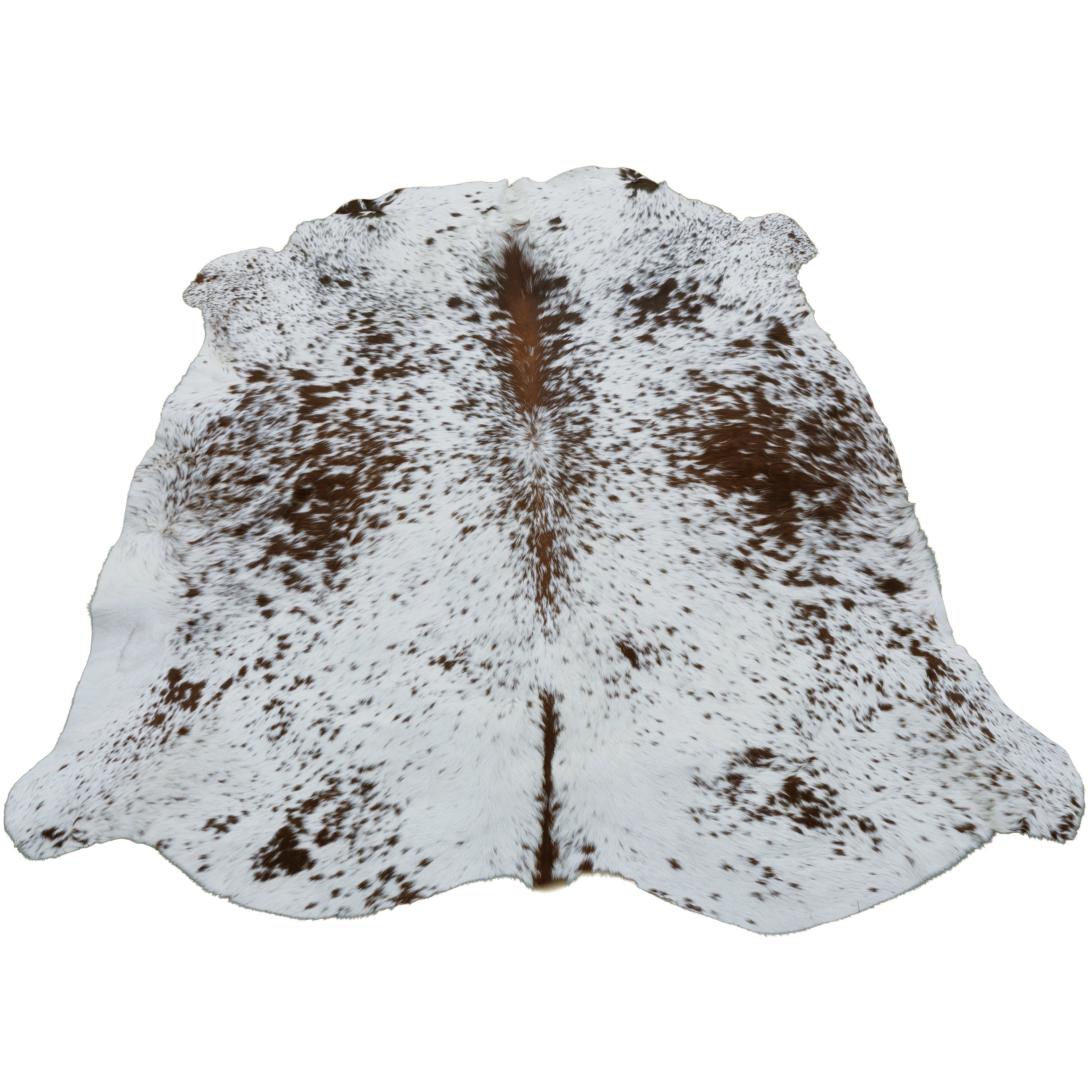 Brown and White Cowhide Rugs