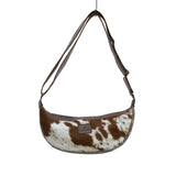 Cowhide Sling Cross-body Bag