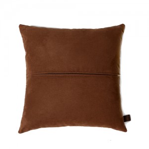 Zulucow cowhide cushions brown suede back scatter cushions home accessories soft furnishings interiors home decor pillows