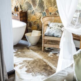 Real cream Nguni cowhide rug 