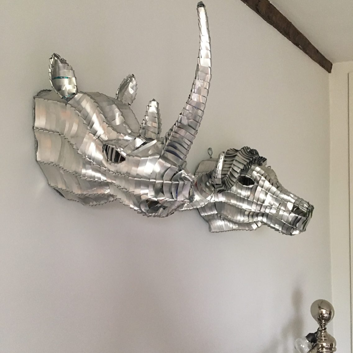 Recycled Beer-Can Animal Heads | Zulucow