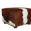 bespoke furniture, sustainable interiors, handmade furniture, cowhide otttoman, cowhide footstool, sustainable furniture, ethically made, classic style furniture, animal print, Nguni cowhide ottoman