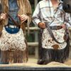Boho fringe bag by Zulucow – cowhide shoulder bag with western and festival vibes