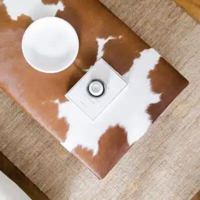 zulucow ottoman, footstool,sustainble interiors, ethically made homeware