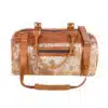 Hand-made, Zulucow leather and cowhide travel bag, for weekends away