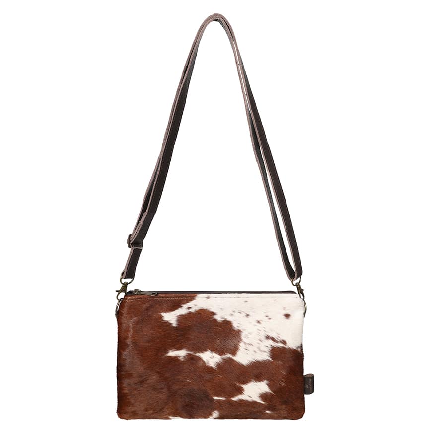 Cowhide bag, cowhide crossbody clutch bag, Cowhide purse, slouch bag, artisan made, ethical fashion, sustainable fashion, leather bag, leather bag