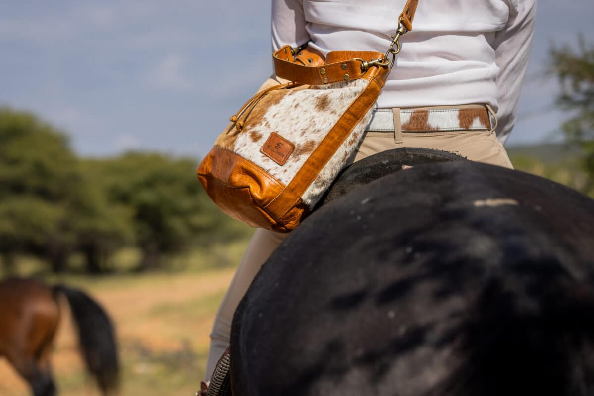 riding-safari-South-Africa-cowhide-bucket-bag-Ant-Africa-safari
