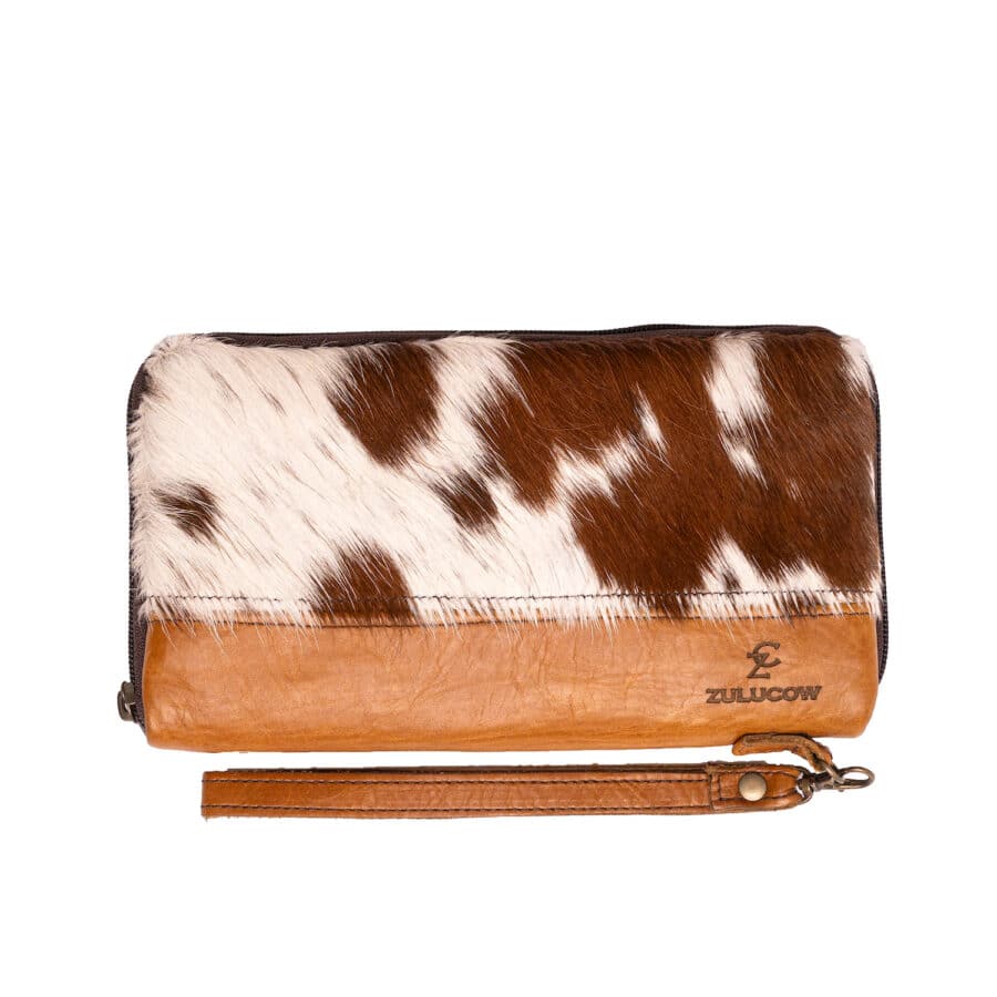 cowhide purse, wallet, travel wallet, clutch, cowhide clutch,leather wallet sustainable fashion, slow fashion, sustainable, handmade purse, artisan-made, ethically made, leather wallet