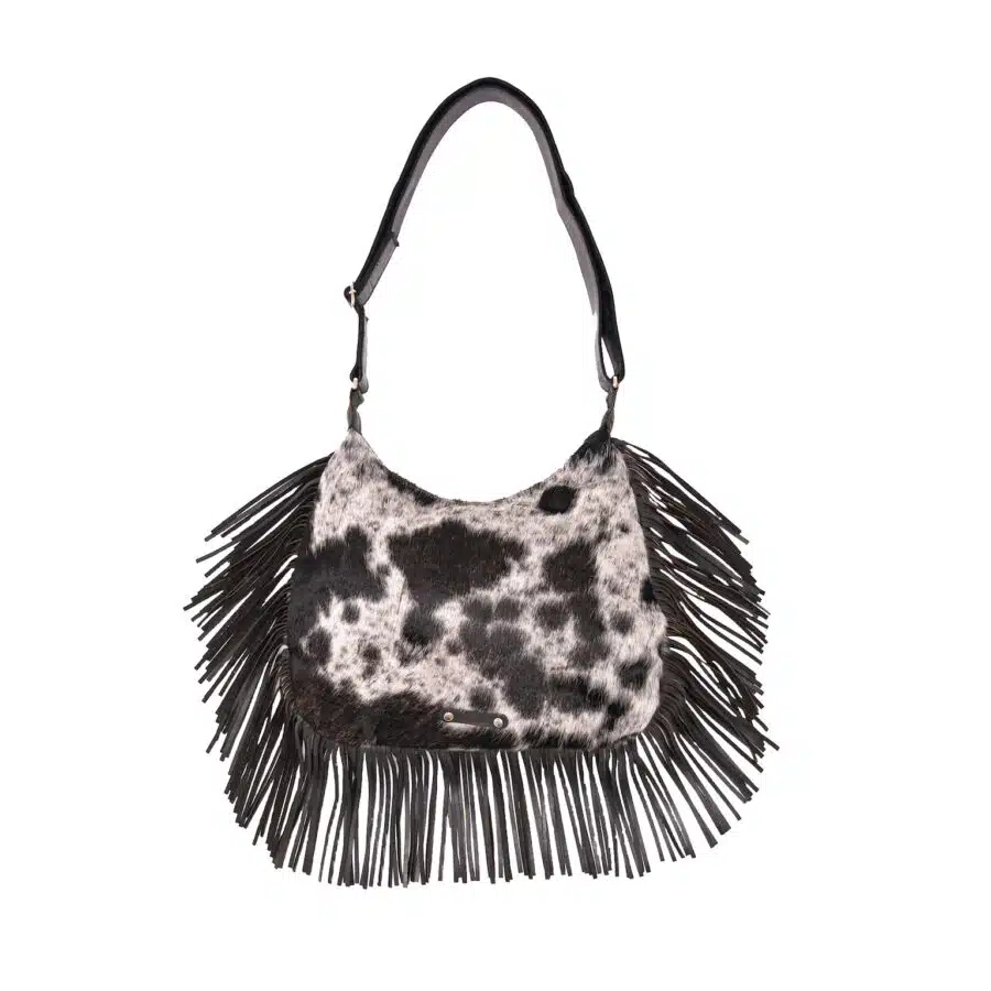 cowhide bag, fringe bag, cowgirl style, cowgirl bag, cowhide bag, cowhide crossbody bag, western style