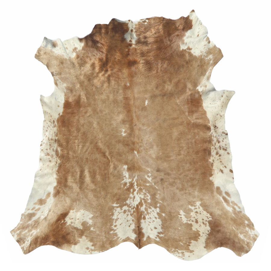 Zulucow Nguni cowhide rug, large champagne, caramel, sustainable by-product