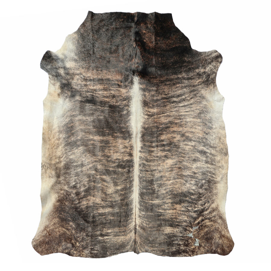 Zulucow Nguni cowhide rug cream brindle, natural sustainable by-product