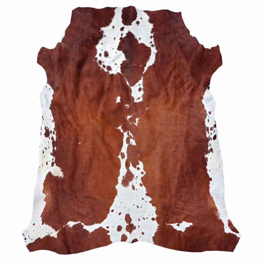 Zulucow Nguni cowhide rug brown and white sustainable by-product