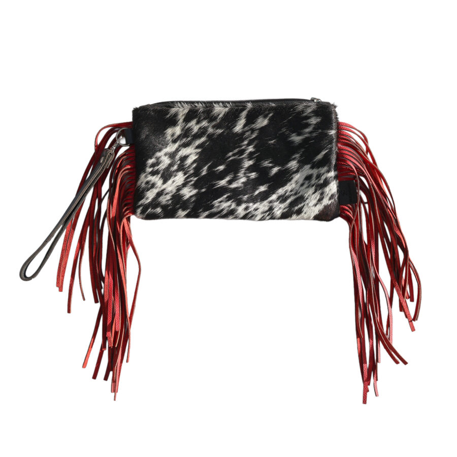 Cowgirl Jane's Cowhide Fringe Purse