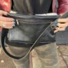 cowhide belt bag